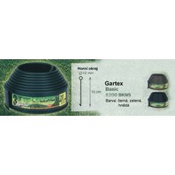 Obruba záhonu - obruba trávníku Gartex 6m černá